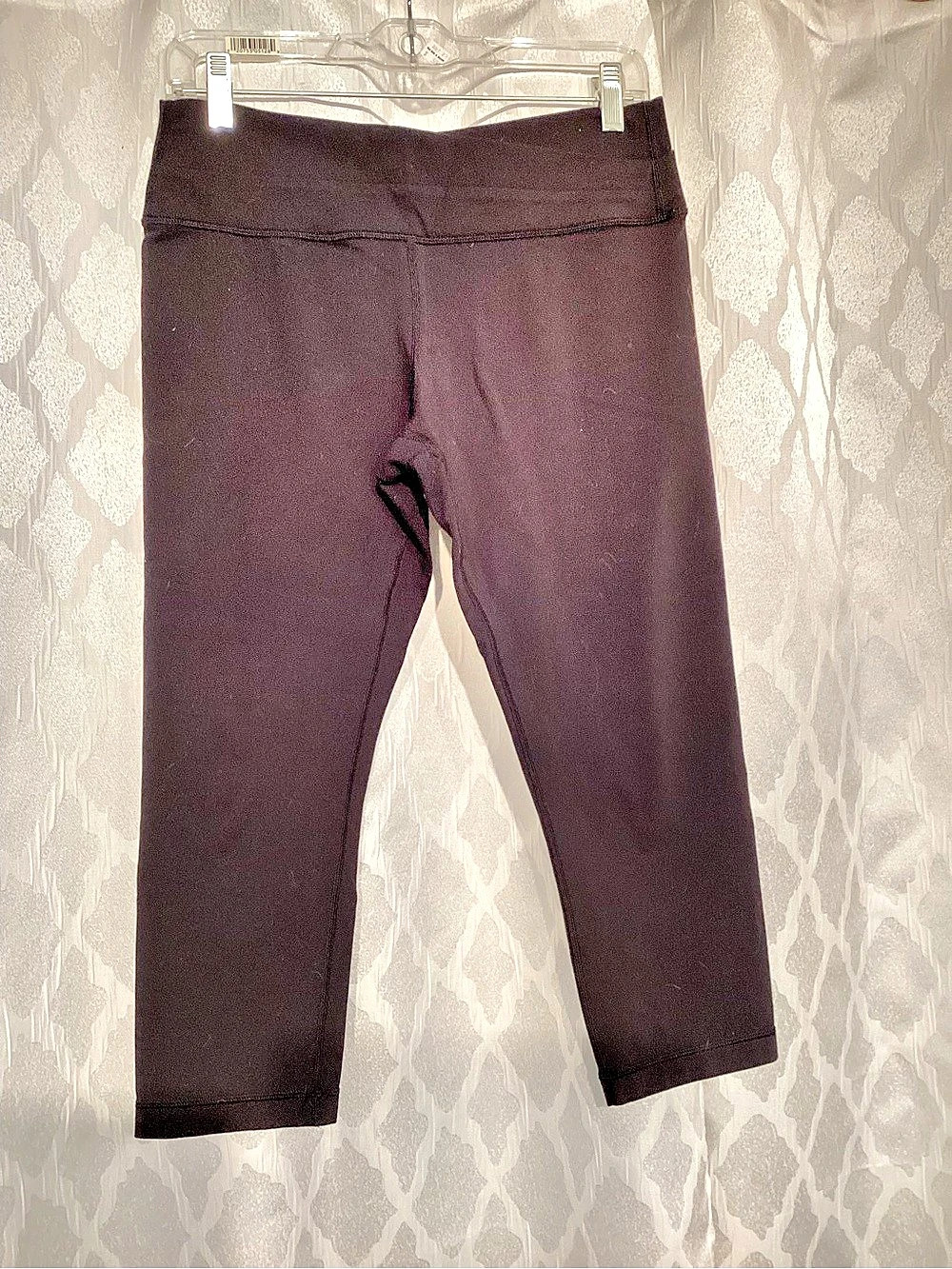 Lululemon Wunder Under Crop Black Leggings Size 10